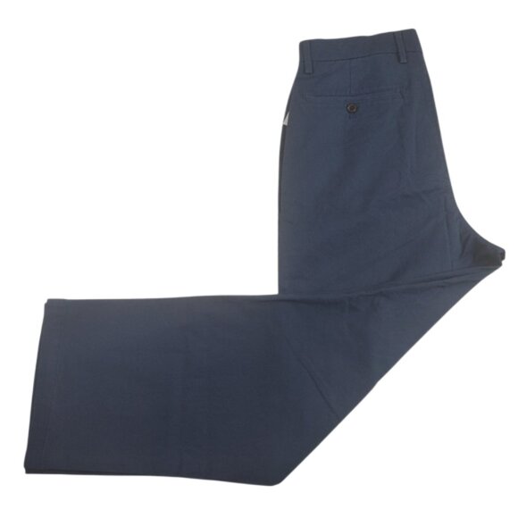 Gap NWT Essential Khaki Pants Loose Fit Size 34x29 Flex Relaxed Leg Blue - Picture 4 of 10